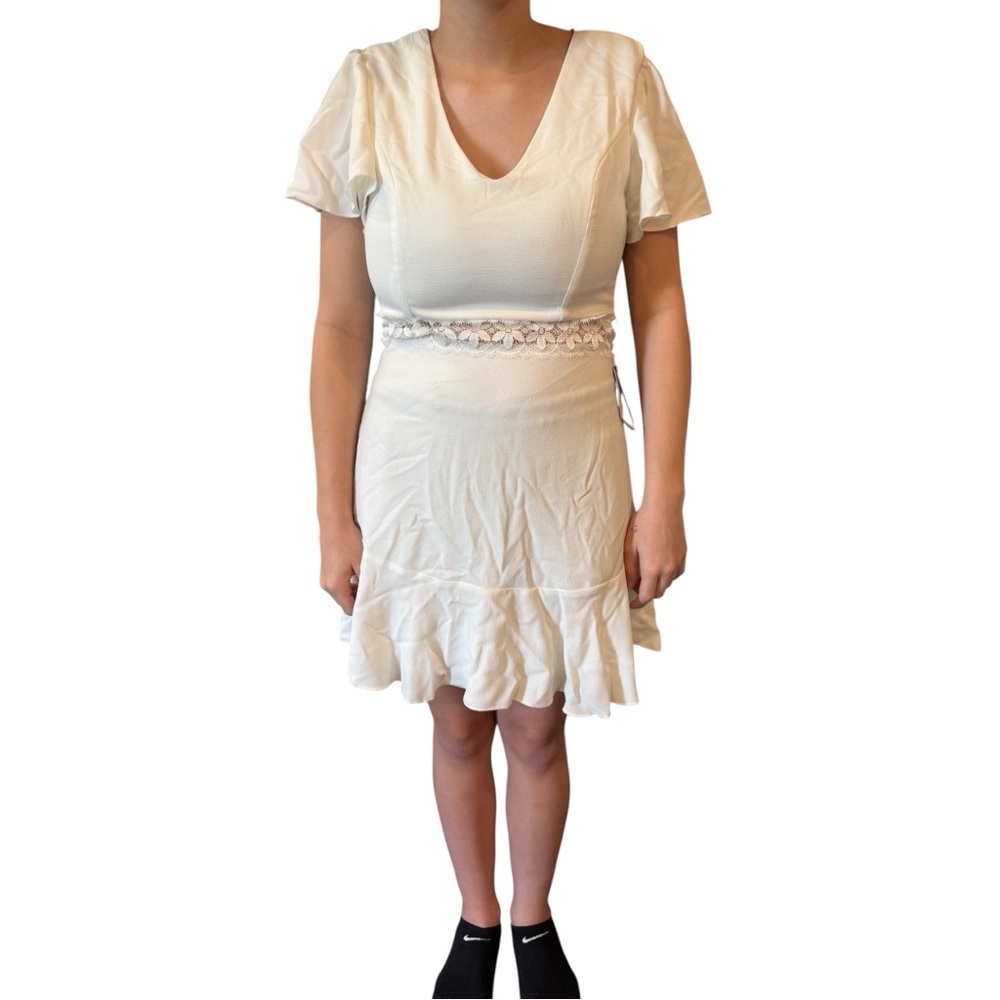 Teeze Me Ivory Dress with Elegant Design